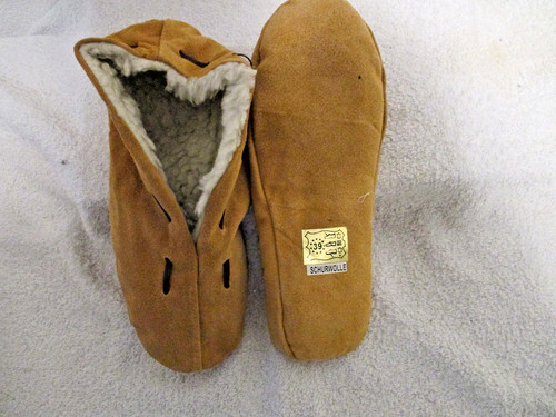 Hausschuhe echt leder - leder, mokassin