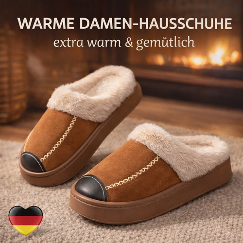 Warme damen hausschuhe - damen, mit