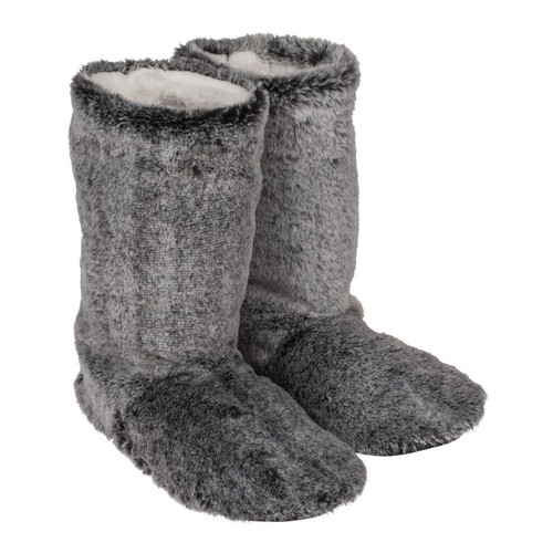 Graue kuschelhausschuhe boots - graue,