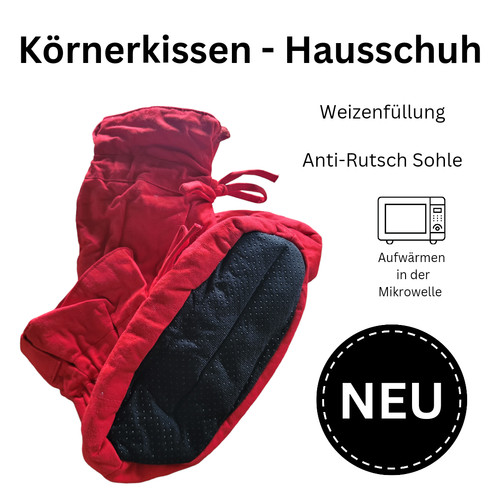 Körnerkissen hausschuhe - körnerkissen,