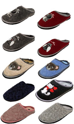 Damen pantoffeln puschen - pantoffeln,