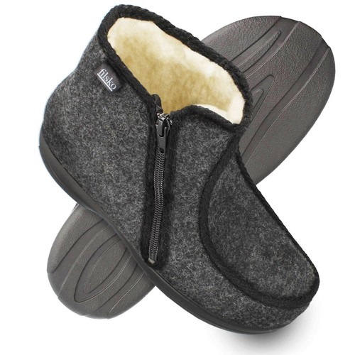 Herren filz hüttenschuhe mit - herren,