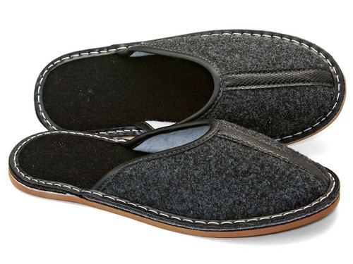 B163 herren filz pantoffeln - b163,